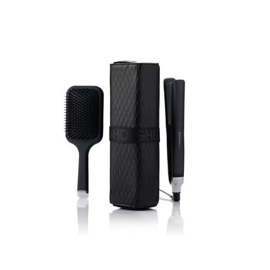 faces hair straightener with paddle brush set