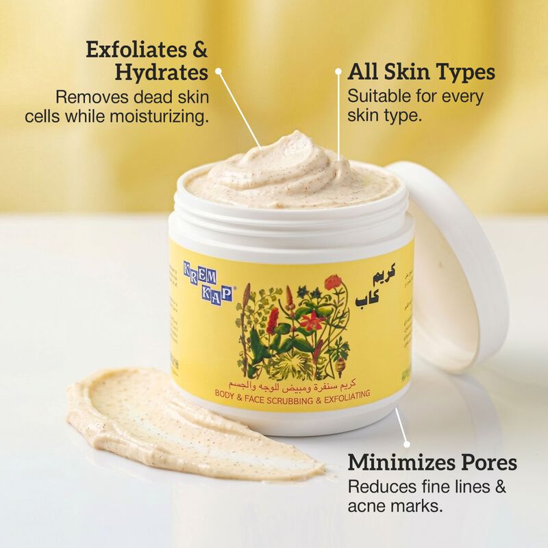 krem kap exfoliating face & body scrub