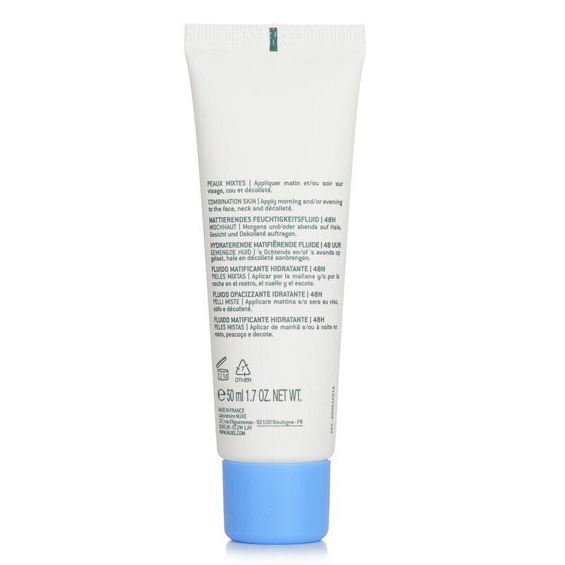 nuxe creme fraiche de beaute 48h moisturising mattifying fluid