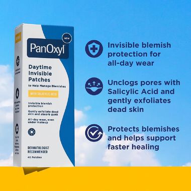 faces daytime invisible patches with salicylic acid