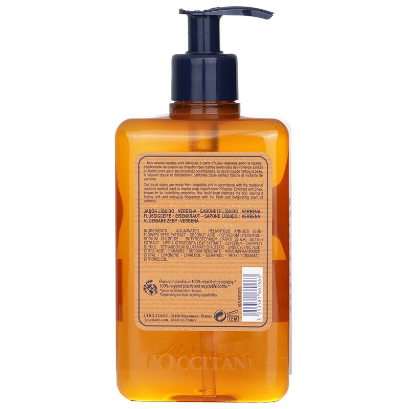 l'occitane verveine liquid soap for hands & body