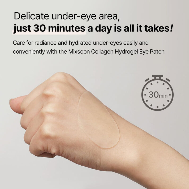 mixsoon collagen hydrogel eye patch