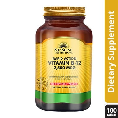 Nutrition Vitamin B12 2500Mcg Rapid Action Tablet faces nutrition vitamin b12 2500mcg rapid action tablet