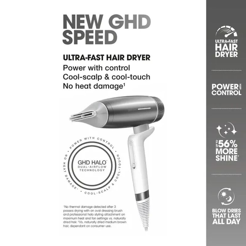 جي أتش دي مجفف شعر تصفيف فائق السرعة ونعومة صالون