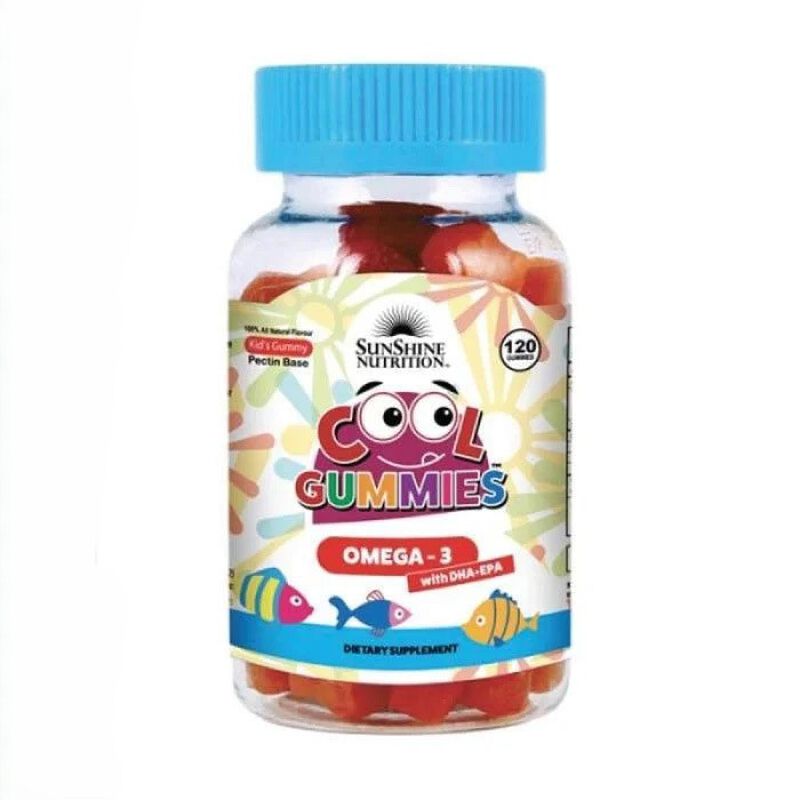 sunshine nutrition cool gummies kids omega 3 with dha/epa