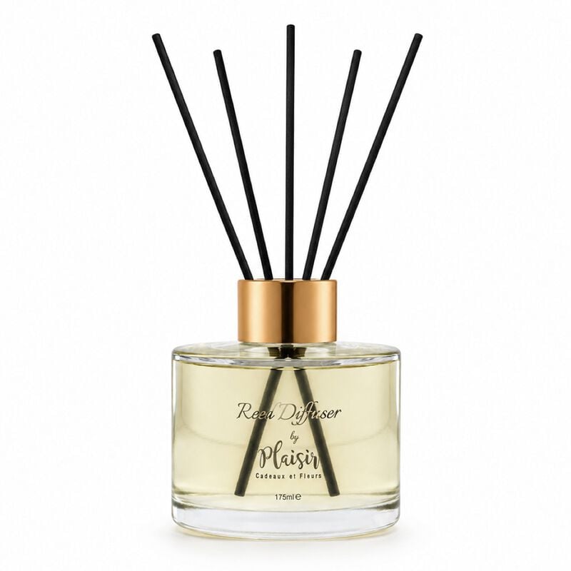 plaisir cadeaux et fleurs giftset orchids, diffuser, chocolate, candle
