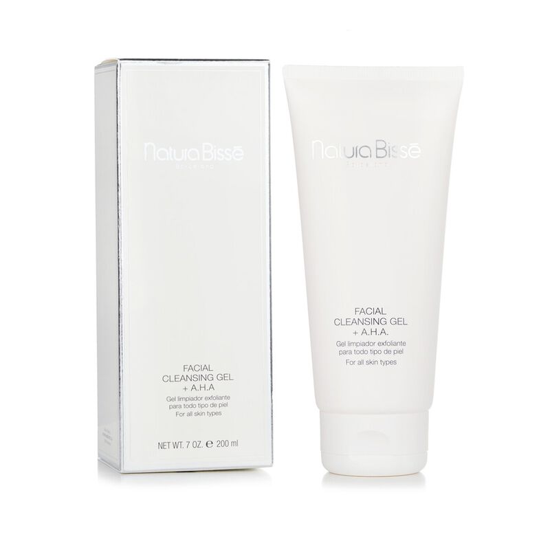 natura bisse facial cleansing gel with aha