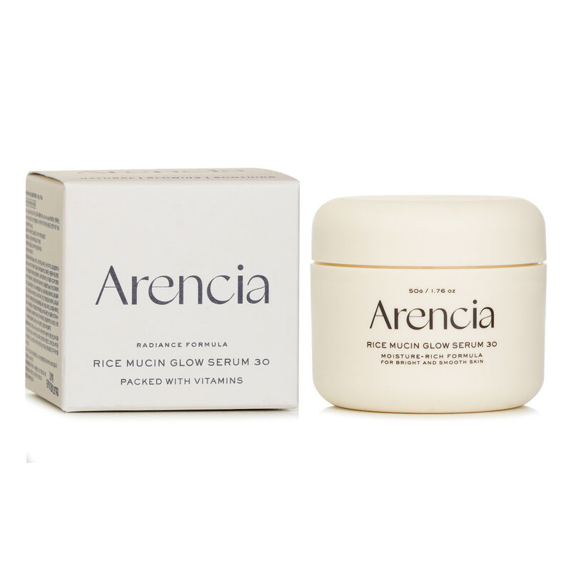 arencia rice mucin glow serum 30