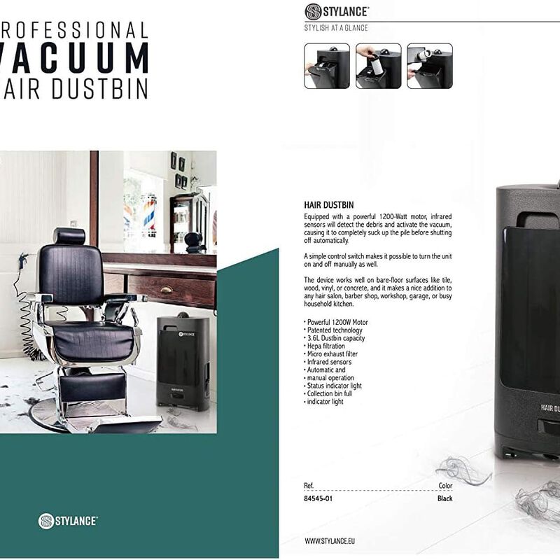 onetech مكنسة شعر كهربائية بدون لمس