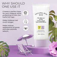 faces natural sun eco no shine sun primer spf50 pa