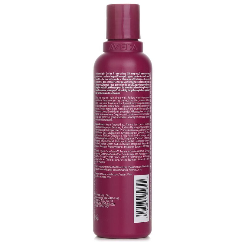 aveda color control shampoo light