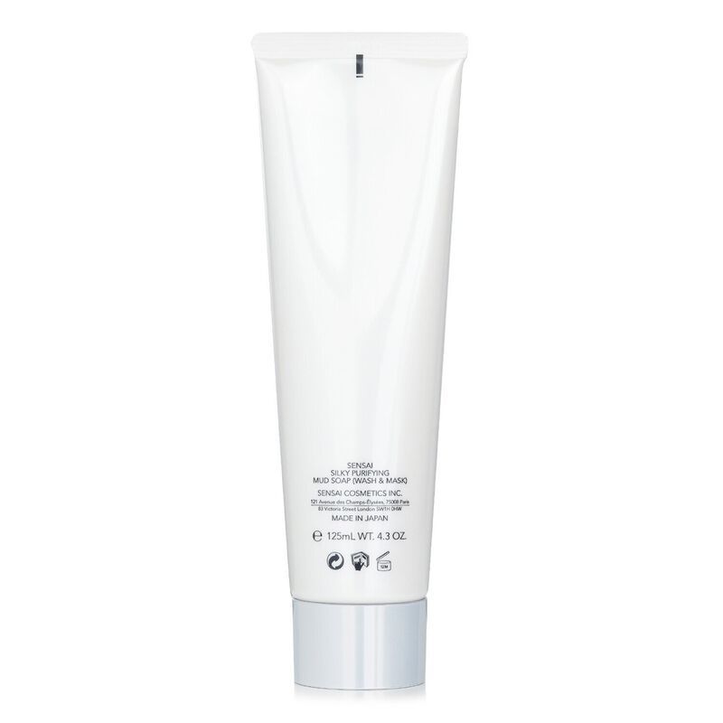 sensai sensai silky purifying mud soap wash & mask