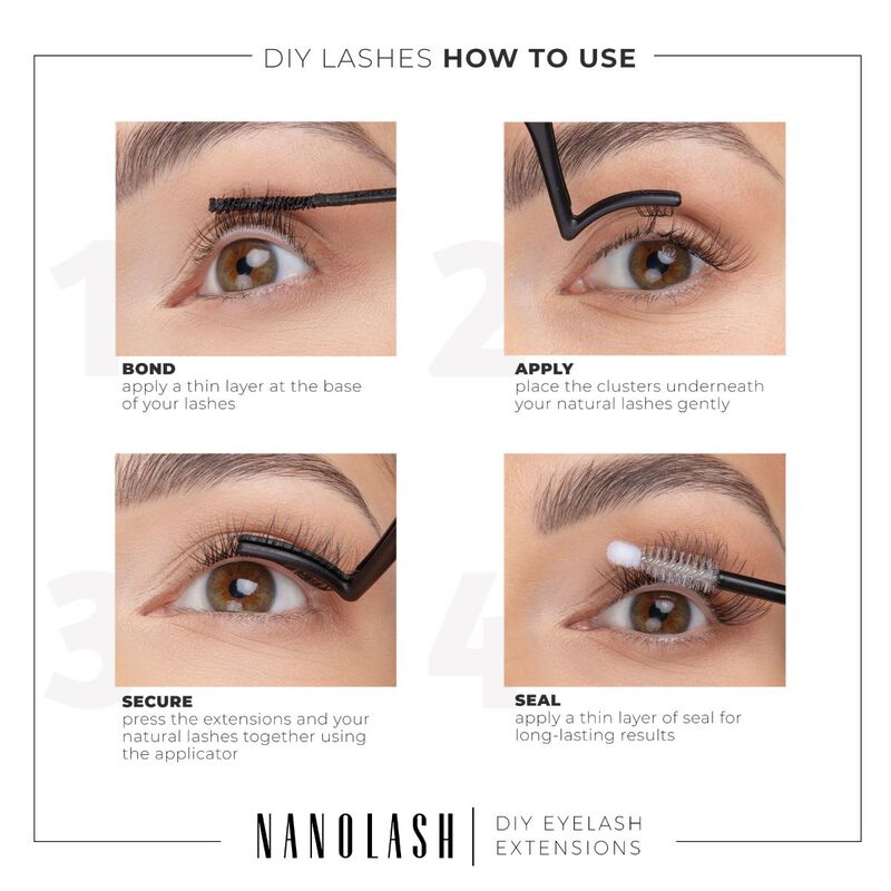 nanolash diy eyelash extensions starter kit innocent