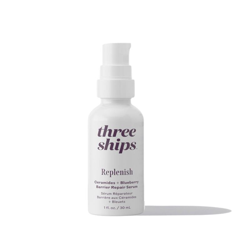 three ships replenish ceramides plus blueberry barrier repair serum