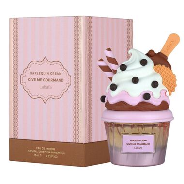 faces harlequin cream give me gourmand