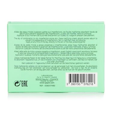 faces pate grise papiers matifiants emergency anti shine sheet