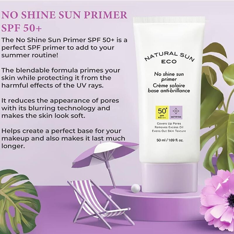 the face shop natural sun eco no shine sun primer spf50+pa+++