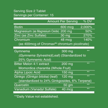 faces blood sugar balance tablets