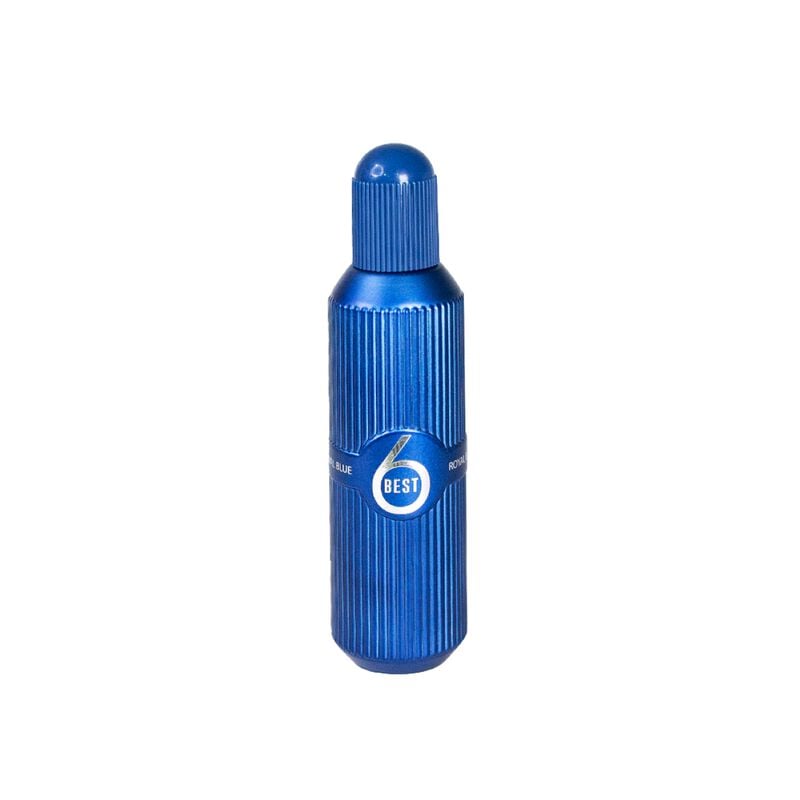 best6 royal blue intense & evocative leather earthy fragrance