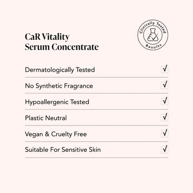 faces car  vital glow  serum concentrate
