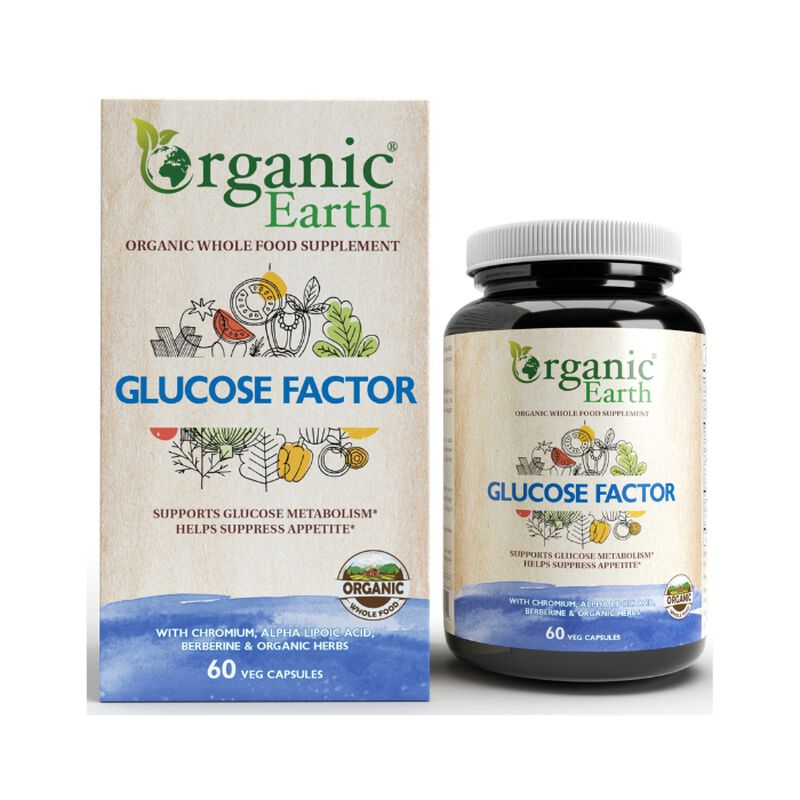organic earth glucose factor vcapsules