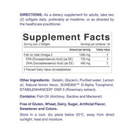 faces high potency omega 3 heart  brain  joint   skin support