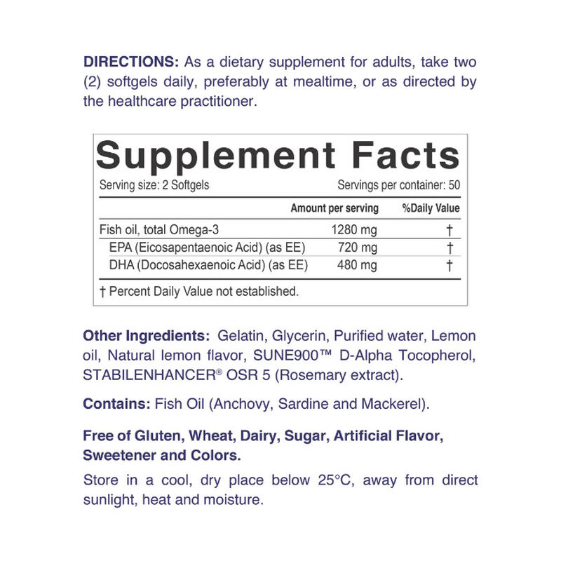 nordic sunshine high potency omega3 heart, brain, joint & skin support