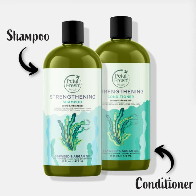 petal fresh pure strengthening conditioner seaweed and argan oil