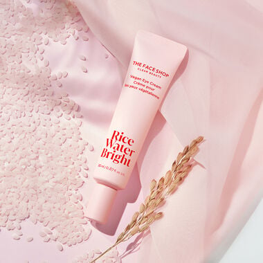 faces rice water bright vegan eye cream