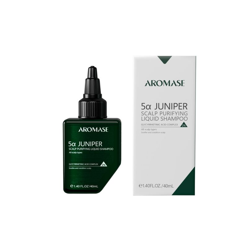 aromase 5&alpha; juniper scalp purifying liquid shampoo