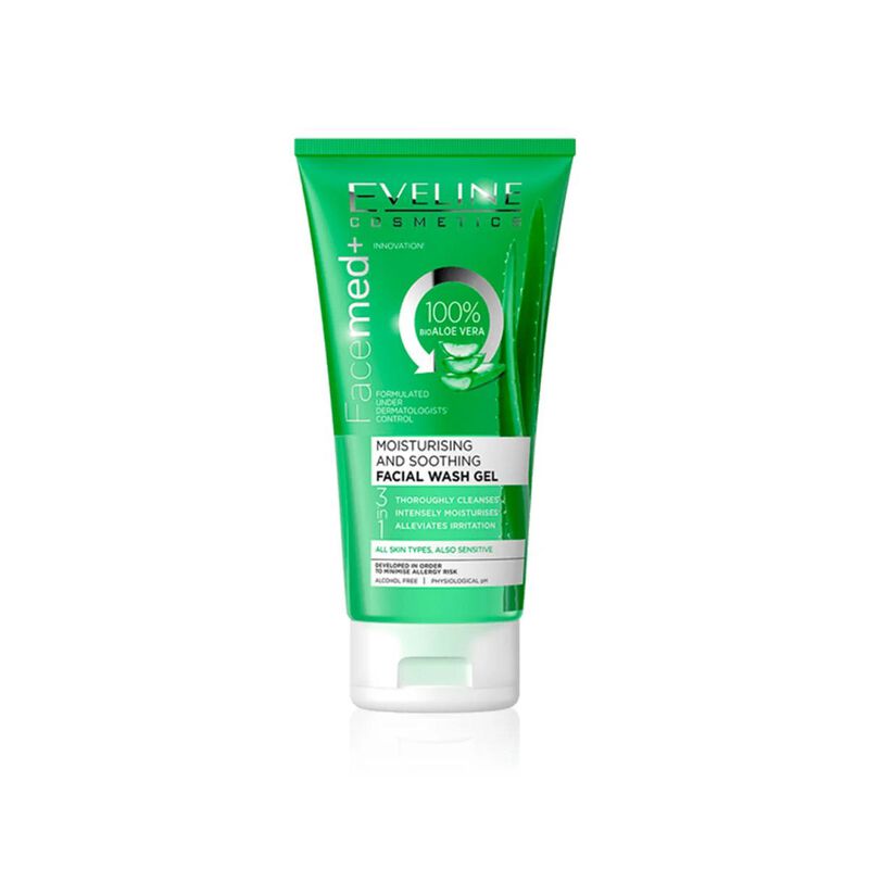 eveline facemed aloe face wash gel