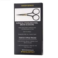 Surgical Stainless Steel Eyebrow Scissors faces surgical stainless steel eyebrow scissors