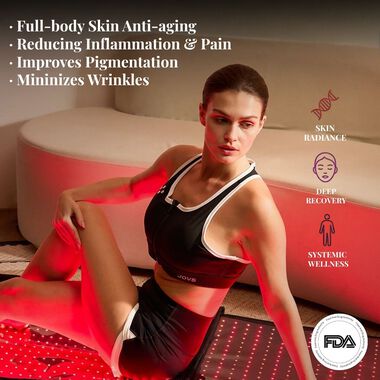 faces red light therapy full body sleeping mat