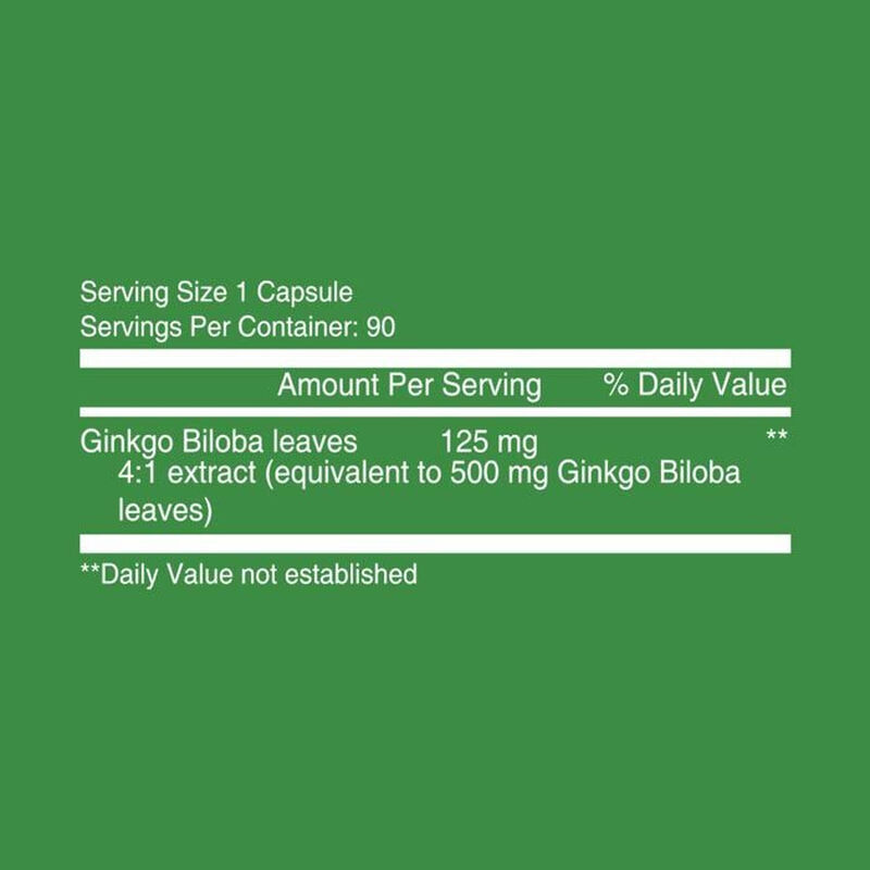 نوتريشونل كبسولات جينكو بيلوبا 125 مجم