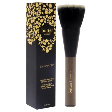 faces lumimatte finishing and setting powder brush