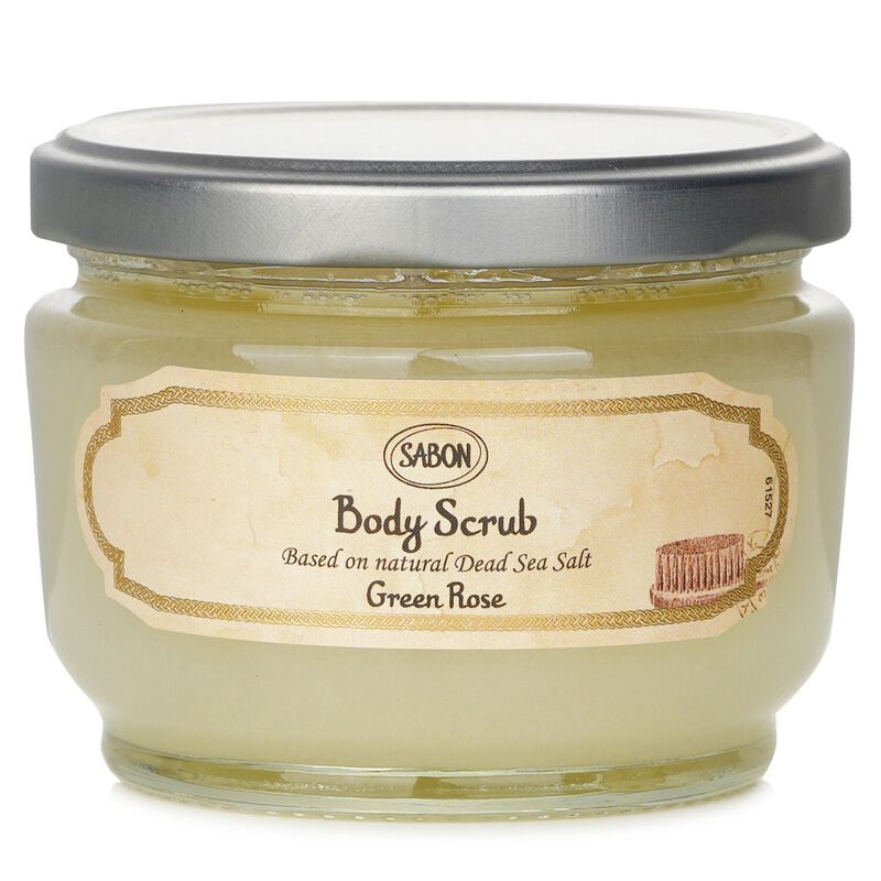 sabon body scrub  green rose
