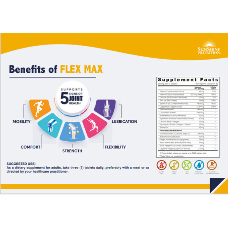 sunshine nutrition flex max