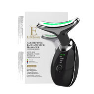 faces age  defying face and neck massager   black