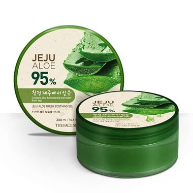 Jeju Aloe Fresh Soothing Gel faces jeju aloe fresh soothing gel