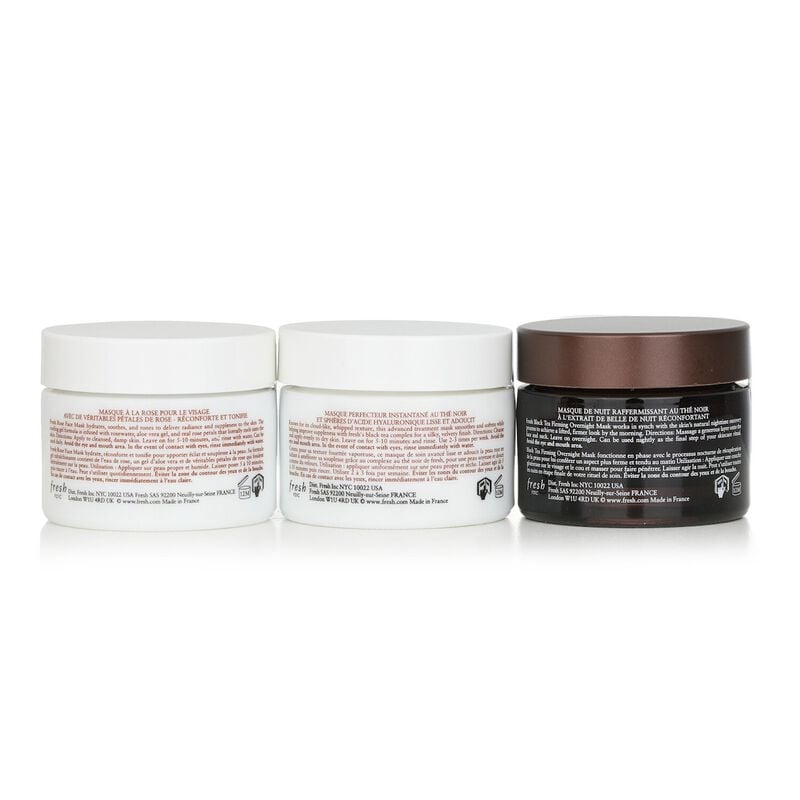 fresh mini face mask trio set