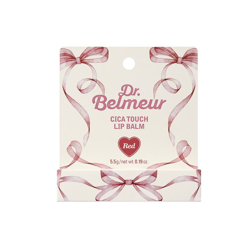dr. belmeur ad cica touch lip balm red ribbon edition
