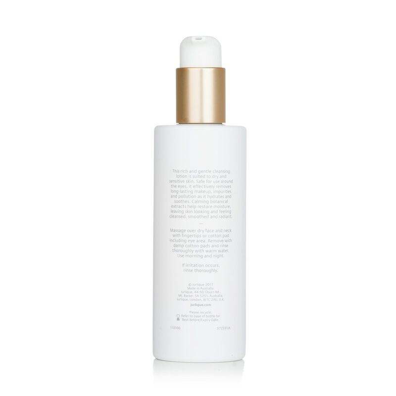 jurlique replenishing cleansing lotion with softening marshmallow root