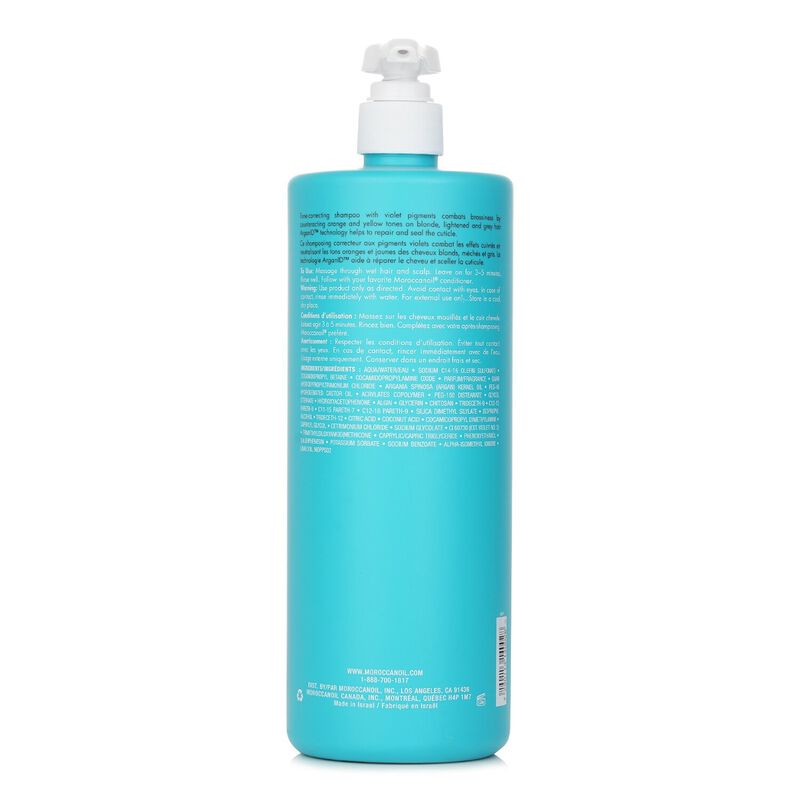 moroccanoil blonde perfecting purple shampoo
