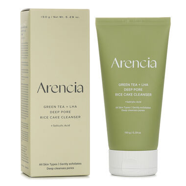 faces green tea   lha deep pore rice cake cleanser