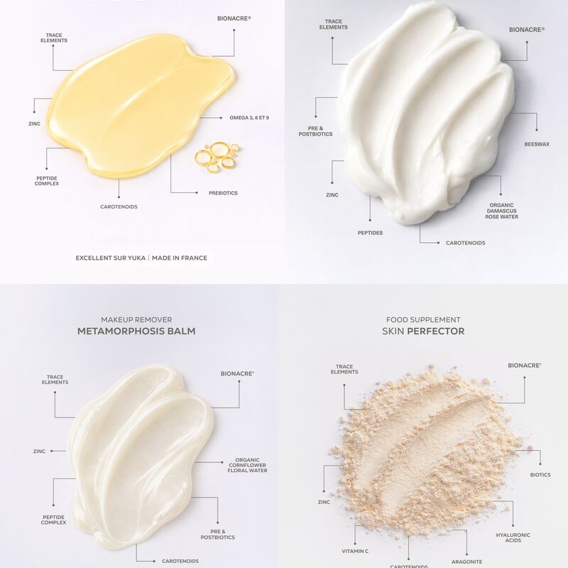 blue skincare pearl treasure gift set