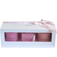 Trio Box - Single Infinity, Chocolates, Candle faces trio box single infinity chocolates candle