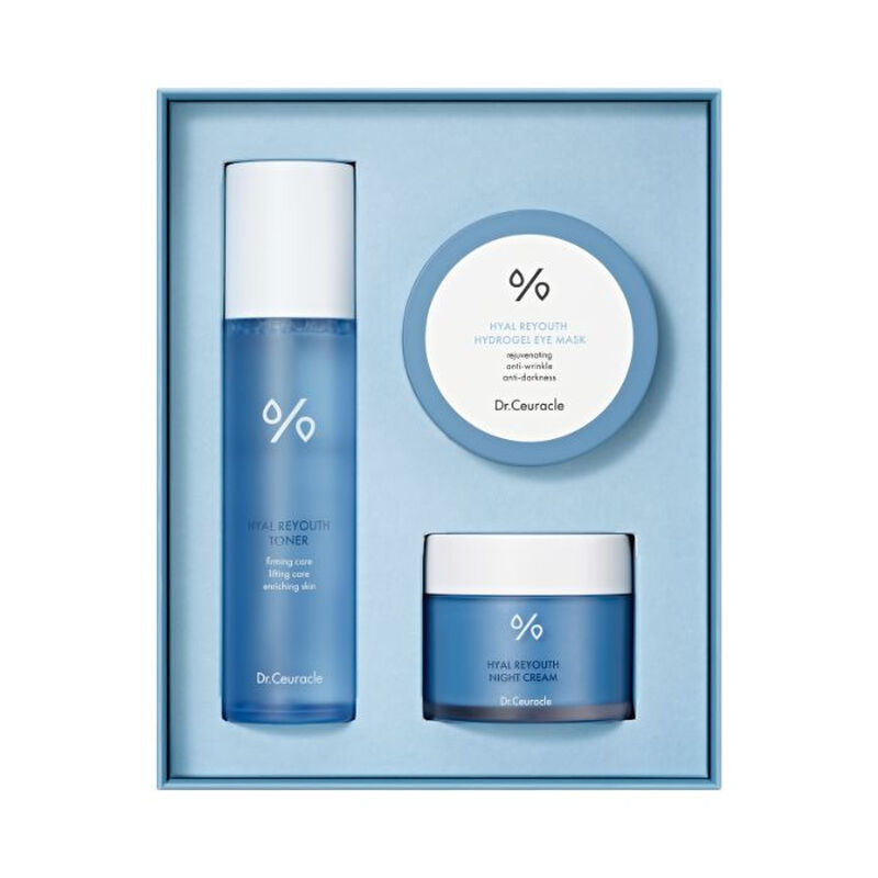 dr. ceuracle مجموعة إشراقة هيال ريوث، ترطيب وعناية للبشرة المتوهجة