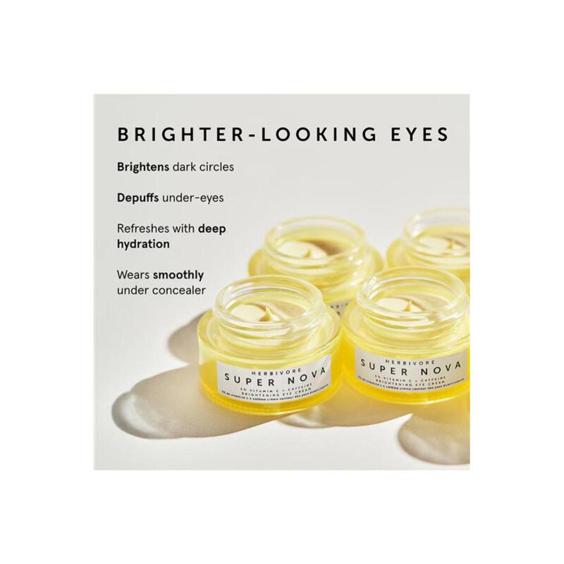 herbivore super nova 5% thd vitamin c brightening eye cream
