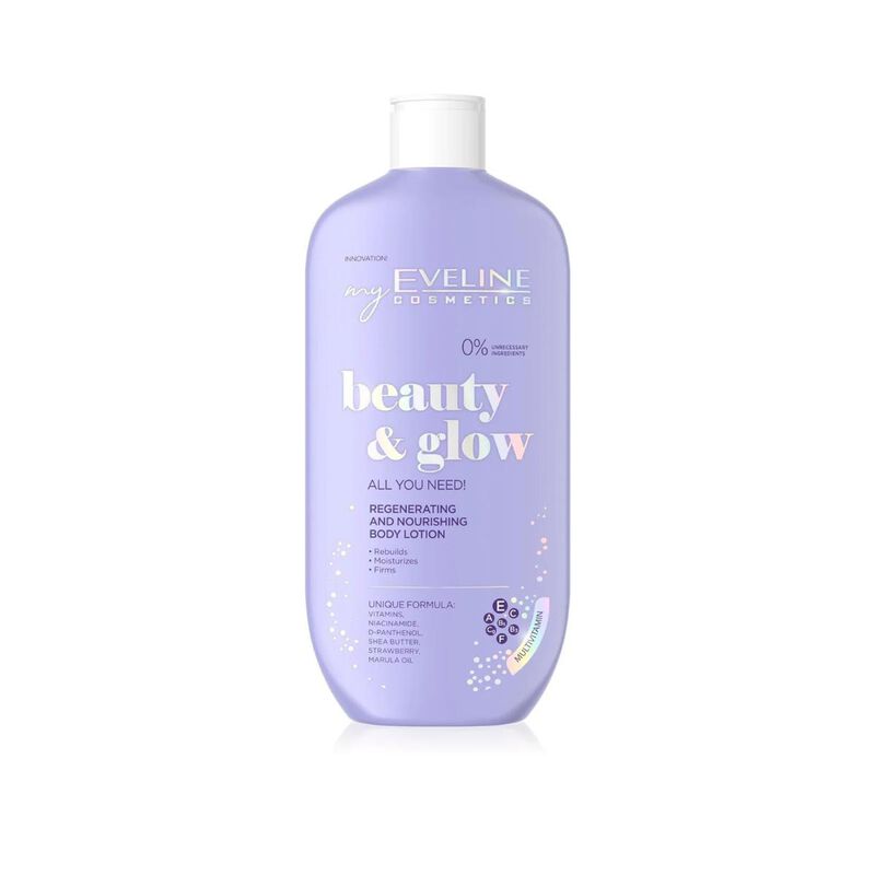 eveline beauty & glow regenerating and nourishing body lotion