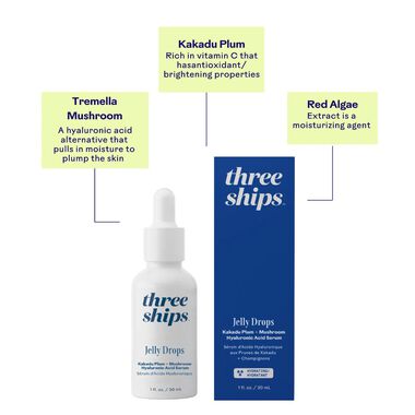 faces dew drops mushroom hyaluronic acid plus vitamin c serum